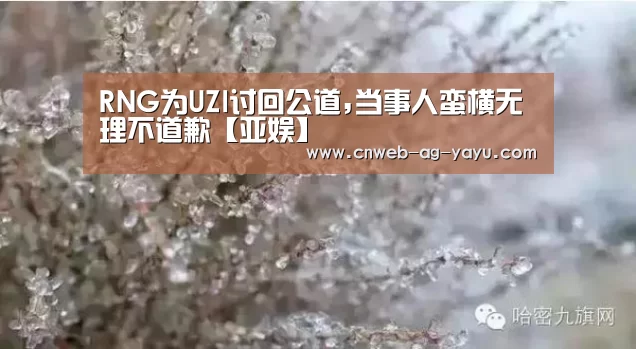 RNG为UZI讨回公道,当事人蛮横无理不道歉【亚娱】(图1) ag官网